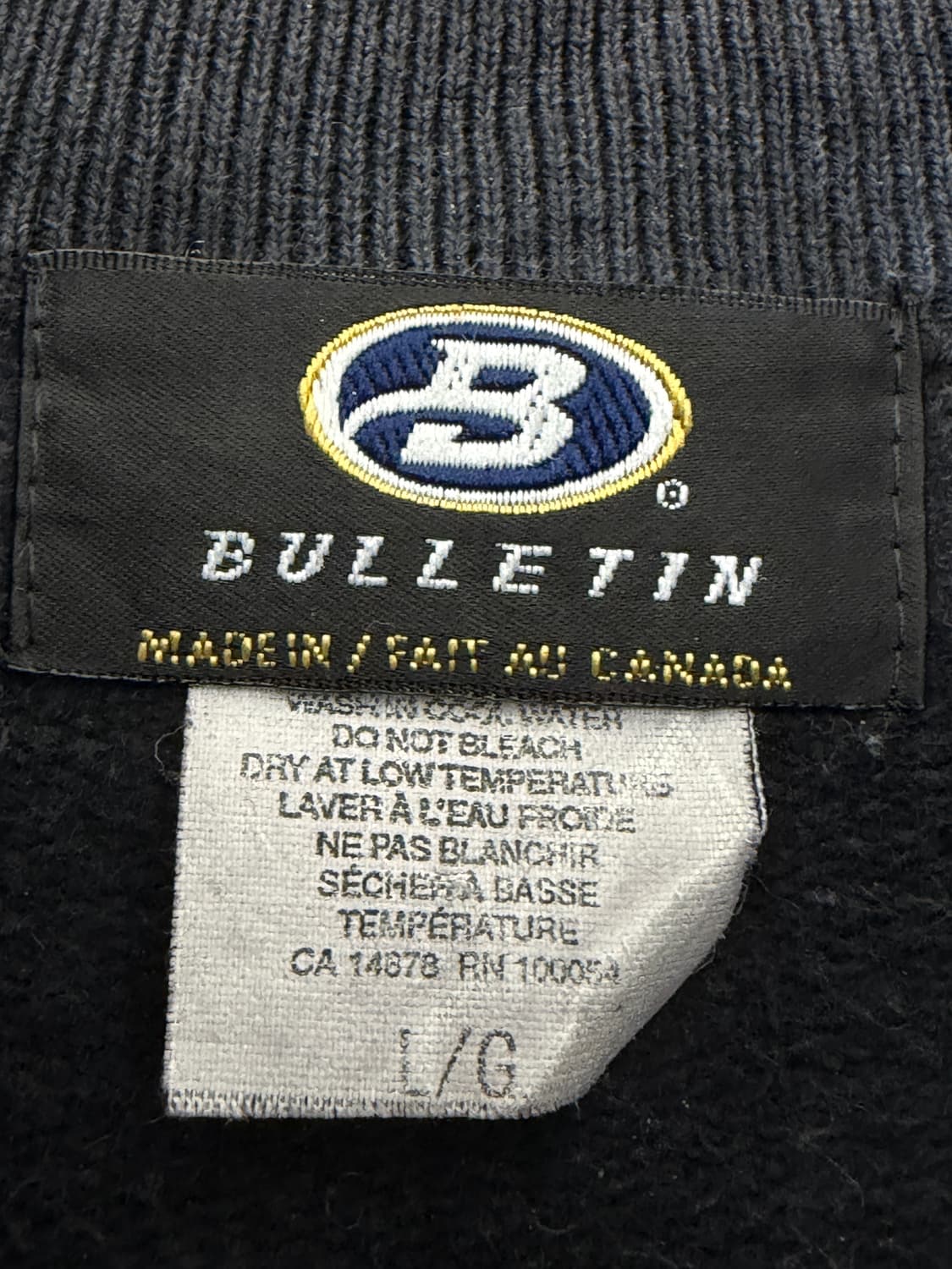 90's bulletin half zip up (madeinCANADA) 상품이미지5