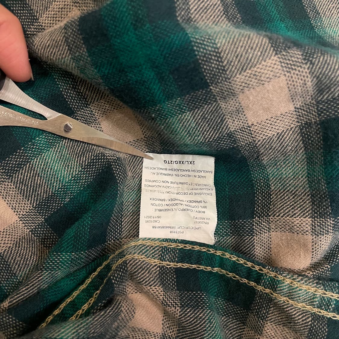 (2XL) Dickies 디키즈 체크 셔츠  상품이미지8