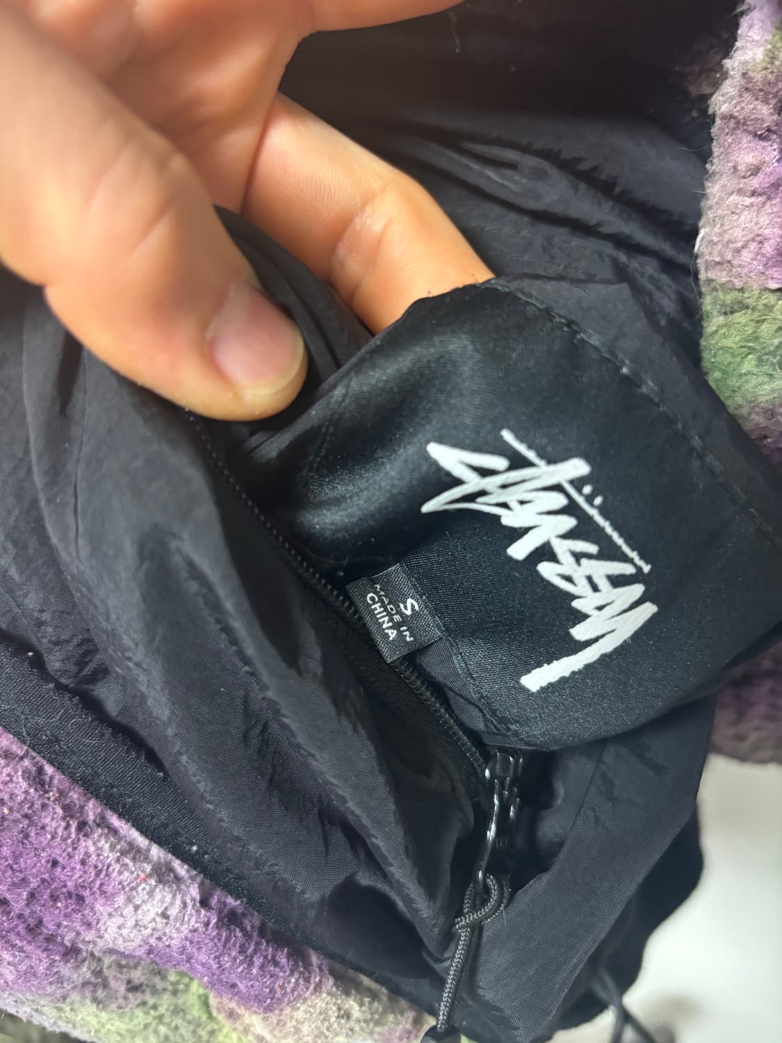 [s] 스투시 마이크로 리버시블 플리스 타이다이 상품이미지5