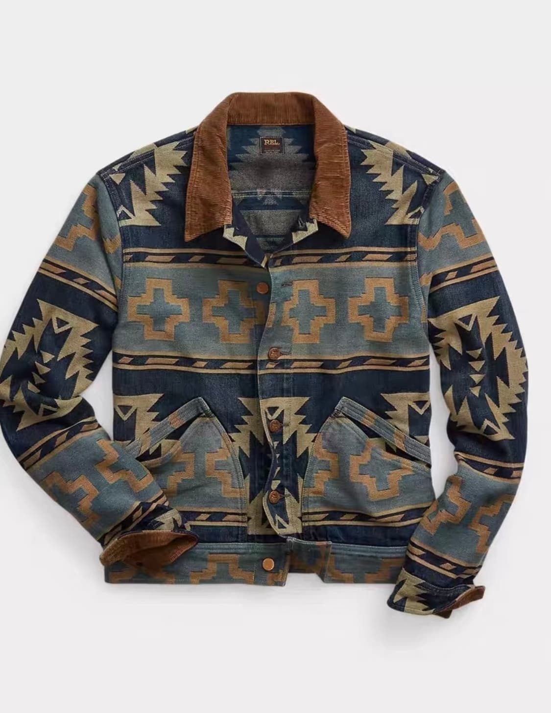 rrl 자카드 트러커 L 상품이미지1