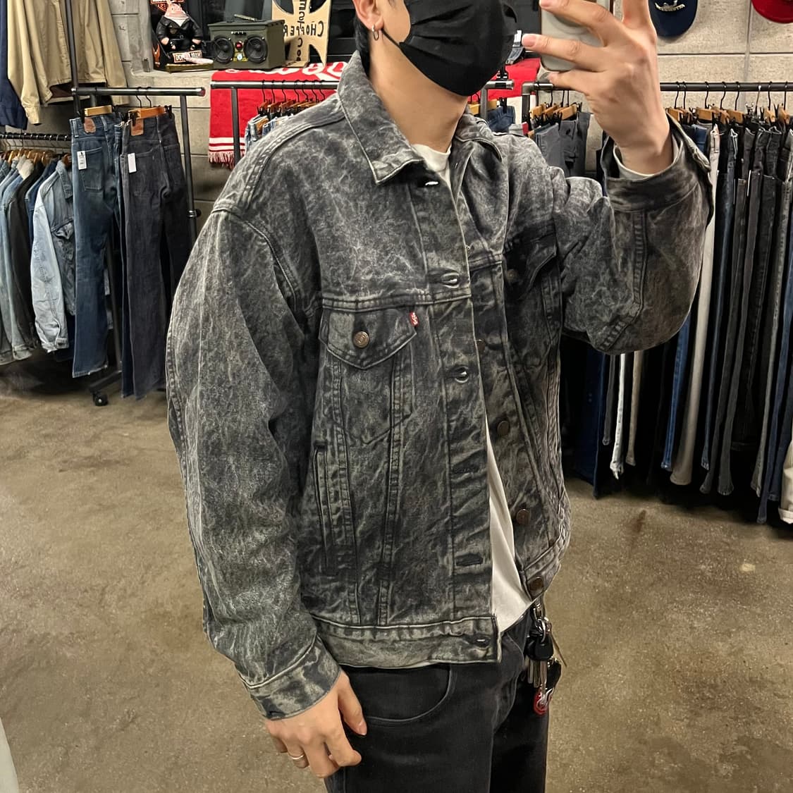 90s USA Levis 데님 트러커 자켓 (105) 상품이미지9