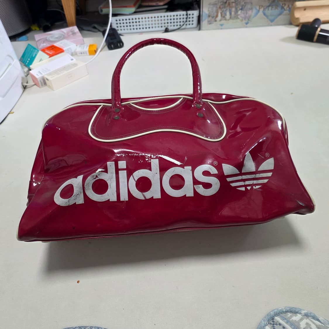 아디다스 올드스쿨 빈티지 애나멜 보스턴백 상품이미지6