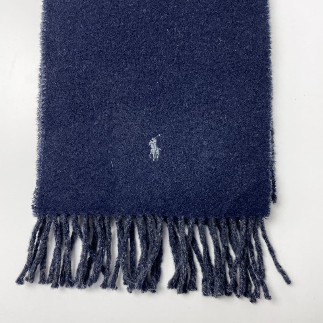 [중고] 폴로 랄프로렌 네이비/회색 이태리 울 머플러 상품이미지2