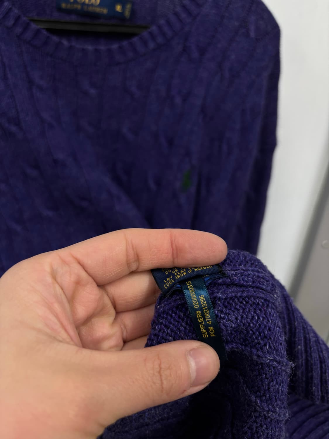 폴로랄프로렌 케이블 울 니트 상품이미지5