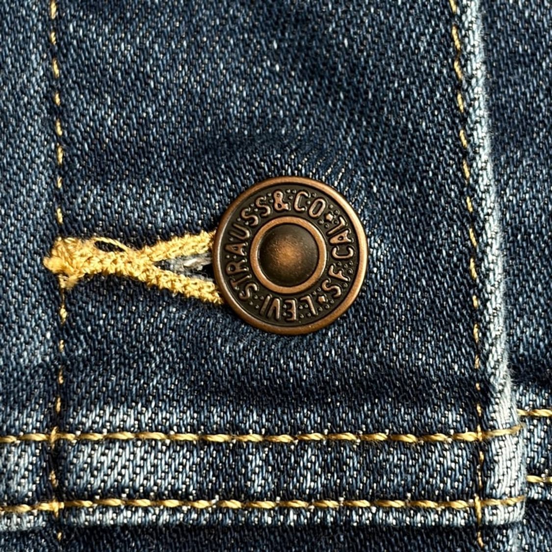 LEVI'S BIG E 슈렁큰 트러커 자켓 S 상품이미지4