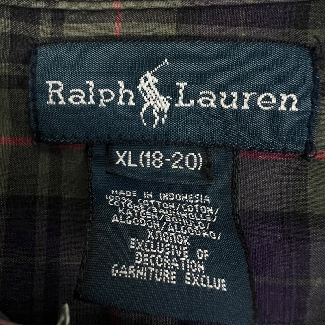 폴로 체크 셔츠  상품이미지4