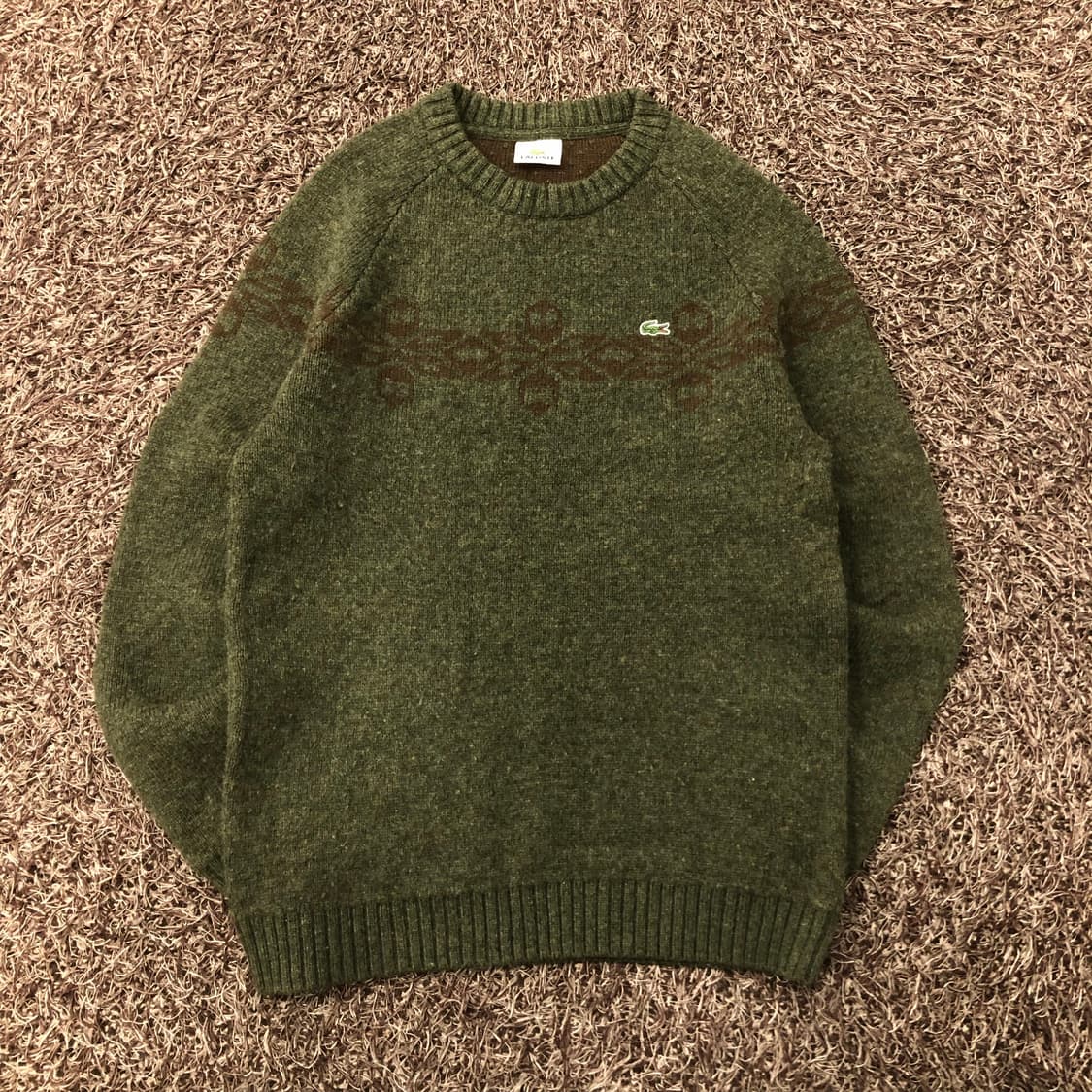 100 라코스테 울 니트 스웨터 상품이미지2