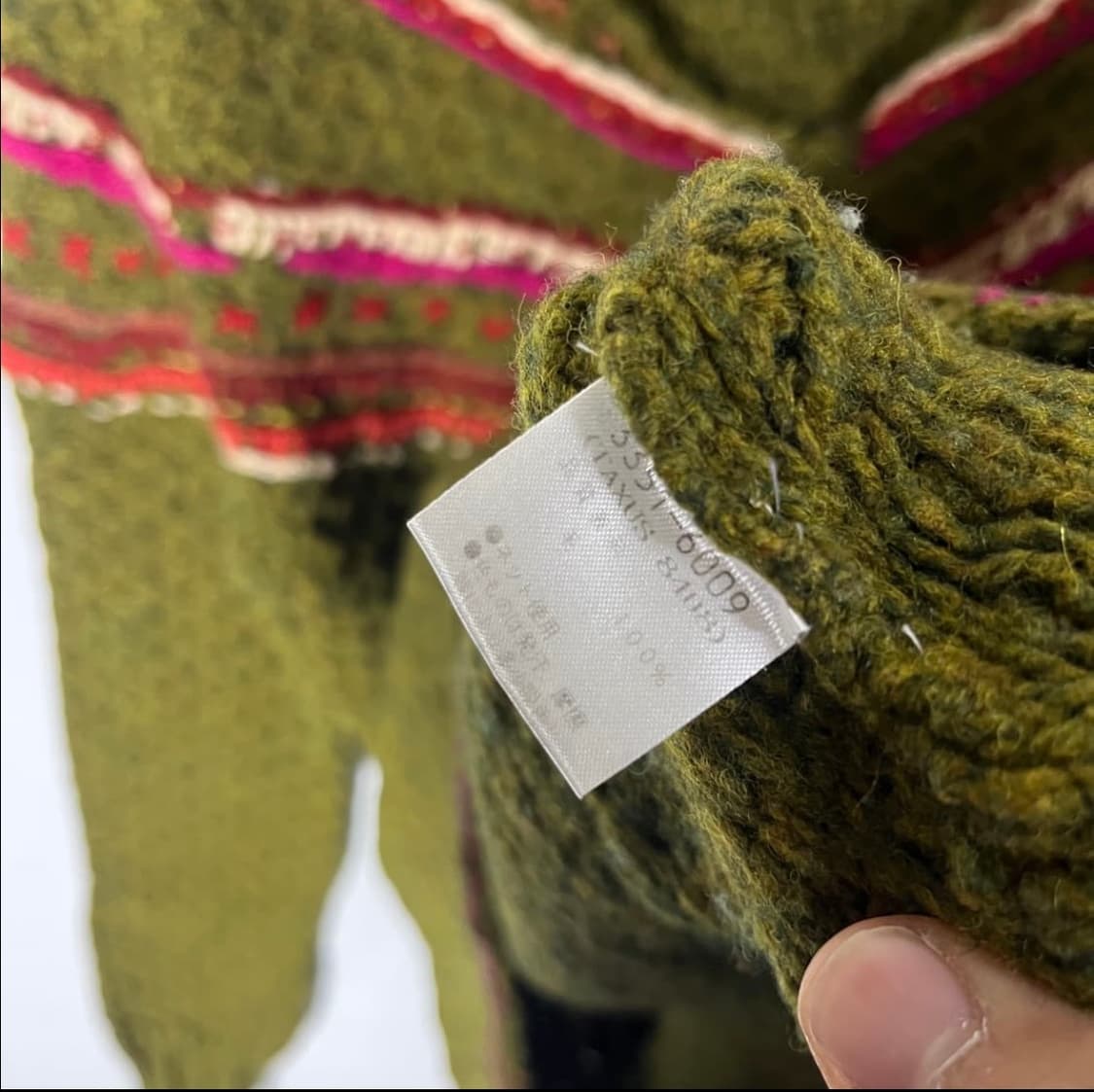 드리스반노튼 아카이브 브이넥 니트 상품이미지3