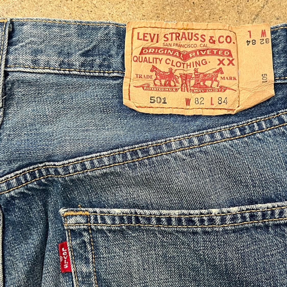[정품]리바이스 데님 청바지 워싱진 b14 상품이미지6