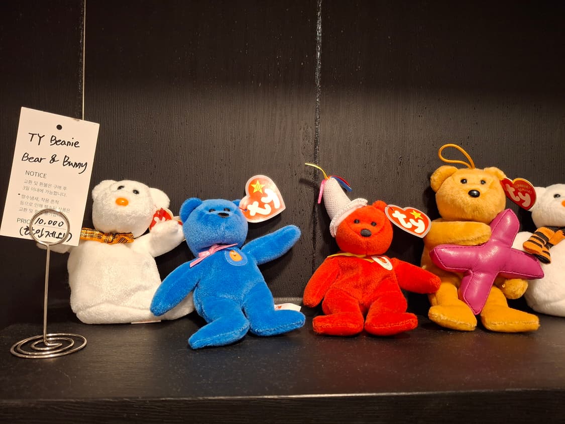 (마지막특가) TY Beanie bear&Bunny 소품 인형 상품이미지2