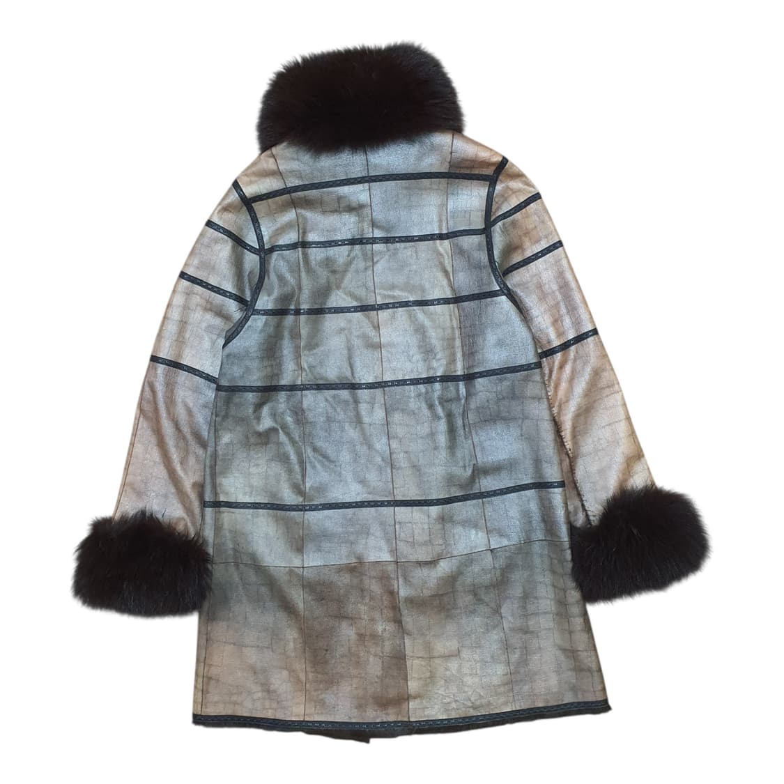 ✨ (바배) 토끼털 토끼가죽 여우털 무스탕 코트 자켓 상품이미지2