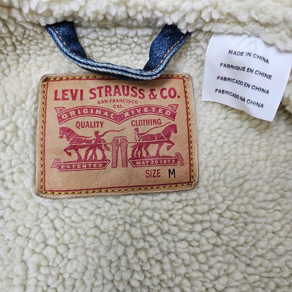 M 리바이스 쉐르파 데님 트러커 자켓 상품이미지4