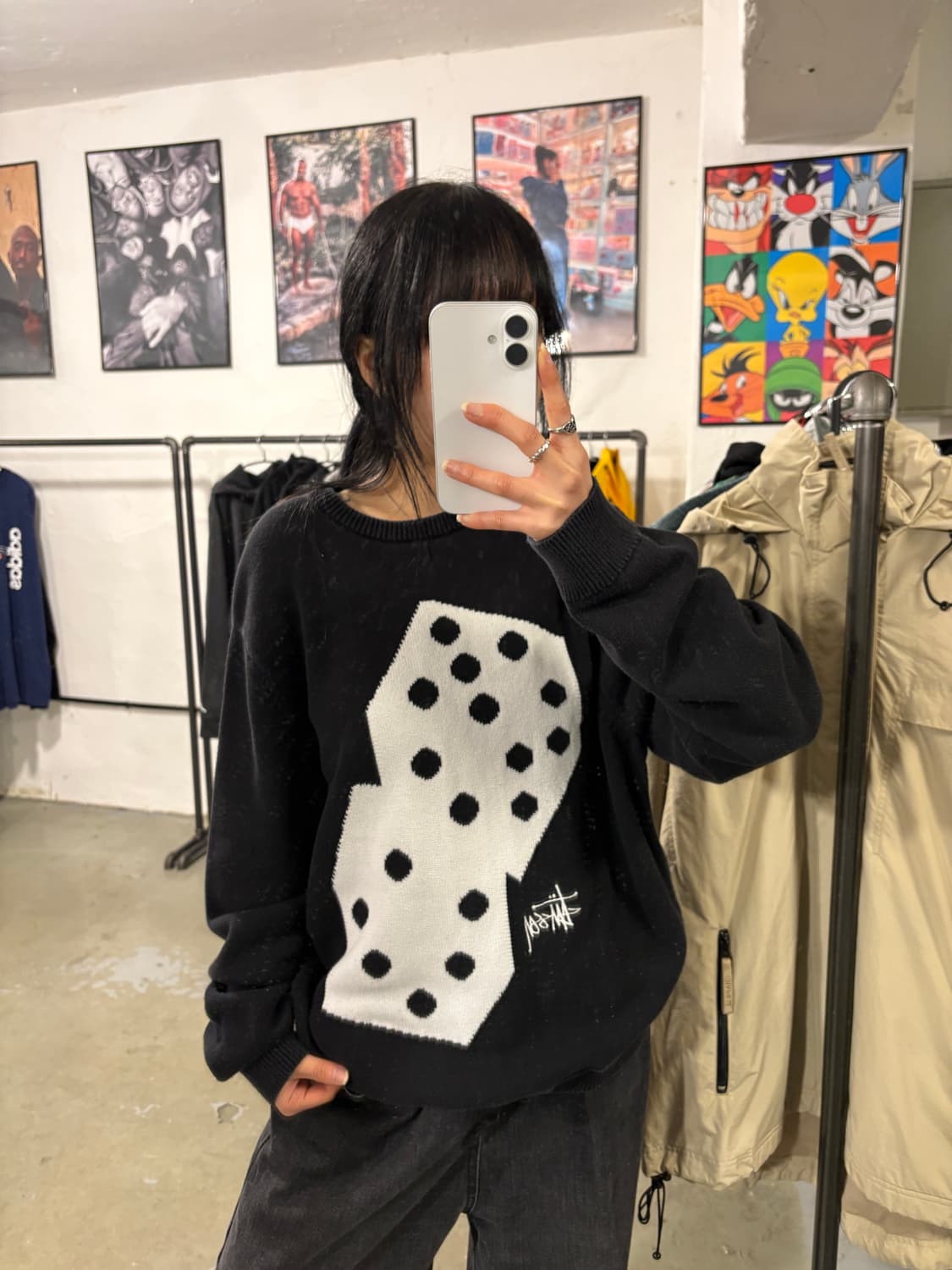 스투시 다이스 니트 상품이미지1