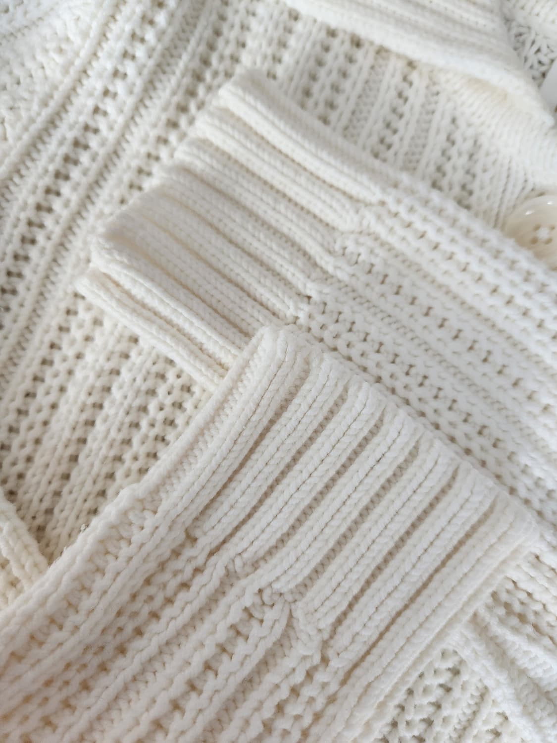 여자 유니클로 벌키 니트 롱가디건 M 상품이미지3