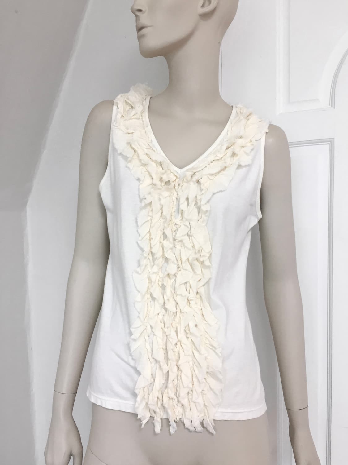 Vintage Frill triple Trimmed Sleeveless  상품이미지3