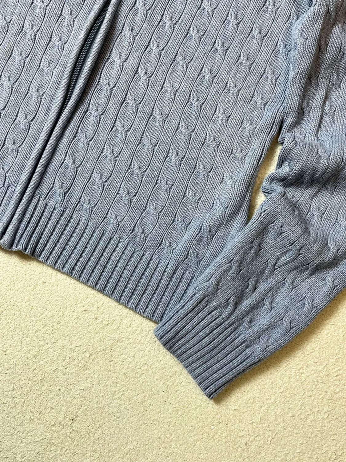 타미힐피거 00's 꽈배기 코튼 후드 집업 PN7096 상품이미지3