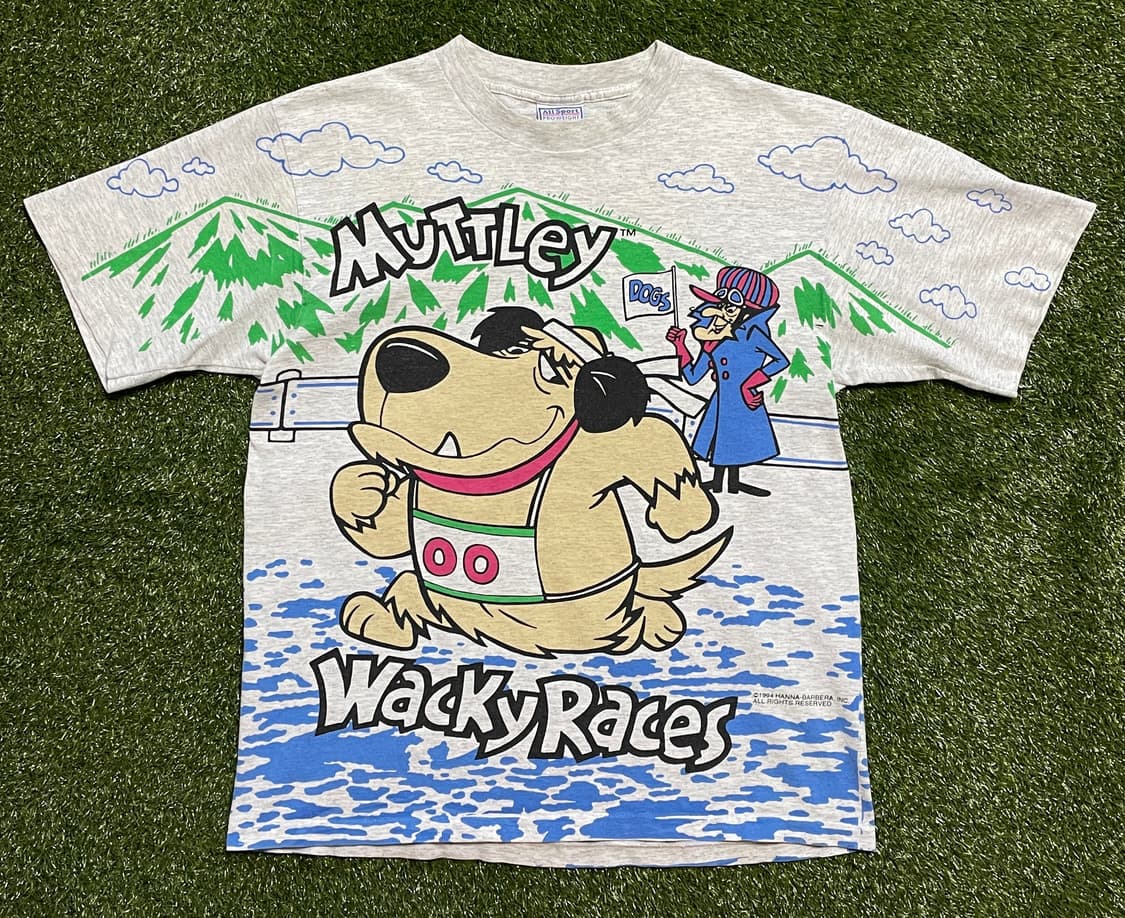 90s 빈티지 와키 레이스 카툰 반팔티 상품이미지1