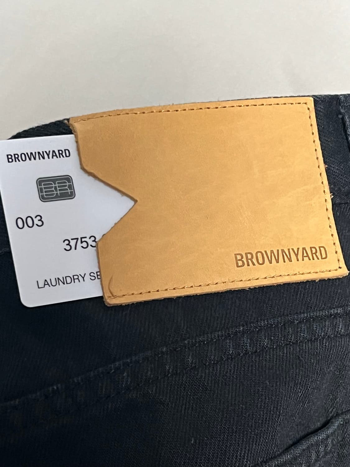 브라운야드 oval 데님 블랙 4사이즈 상품이미지5