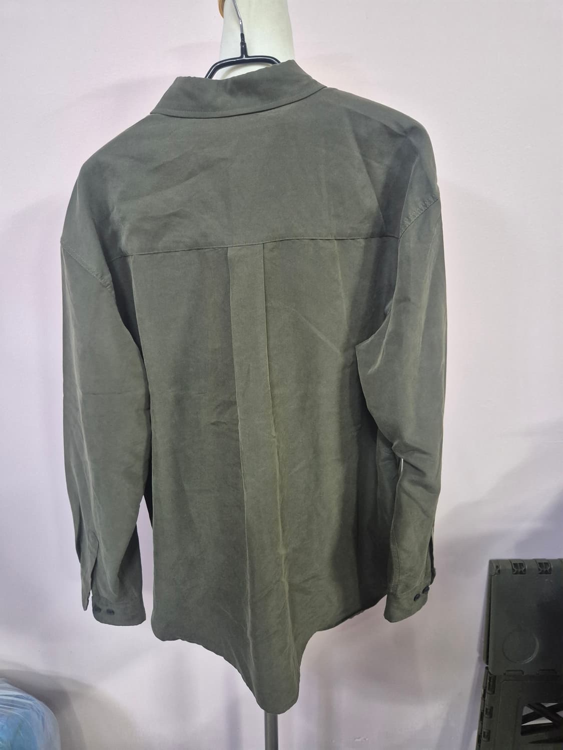 SIIIDO 셔츠 그린 상품이미지2