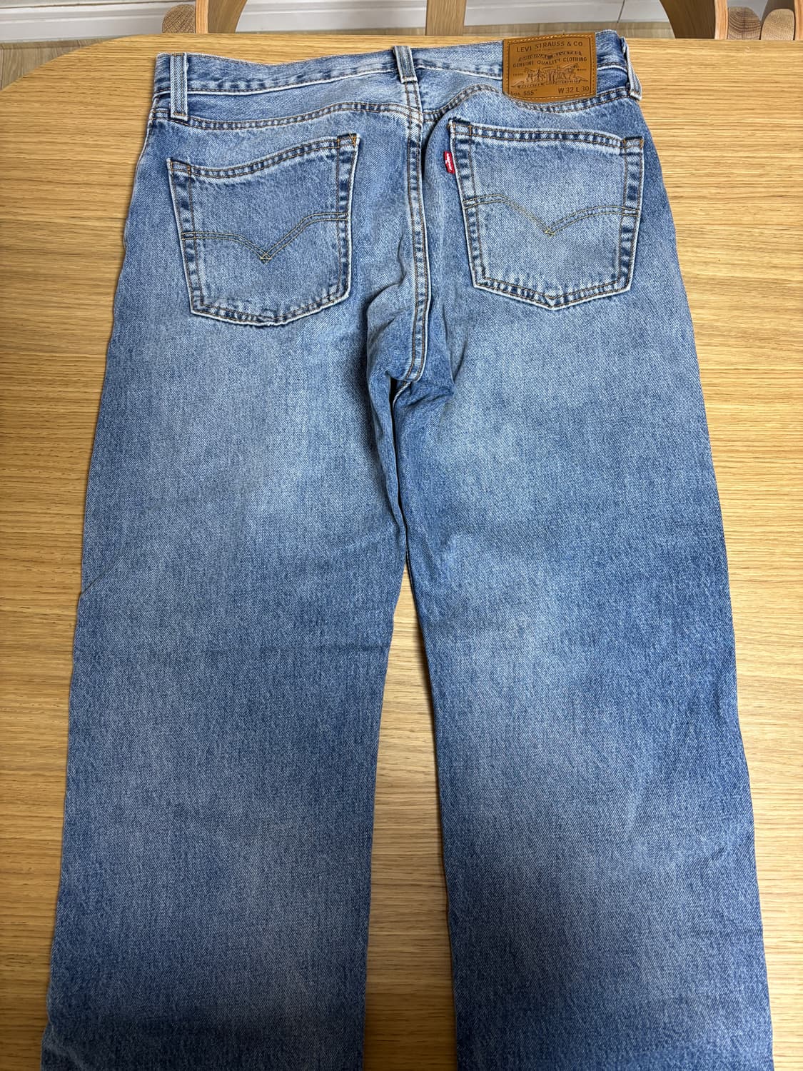 32x30 555 리바이스 릴렉스 스트레이트 진 상품이미지4