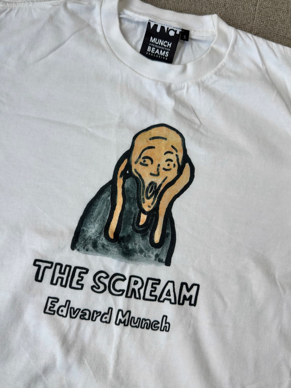 2018 뭉크 전시 x 빔즈 콜라보 티셔츠 상품이미지2