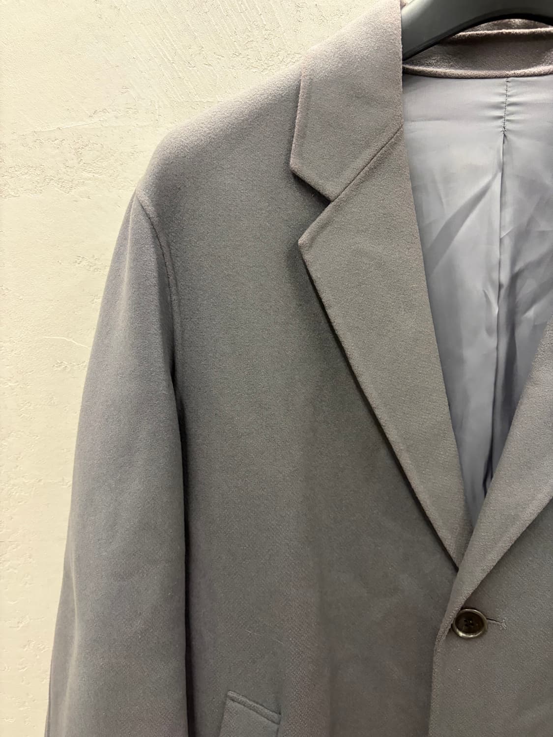 Solid Homme cashmere coat gray 48 상품이미지4
