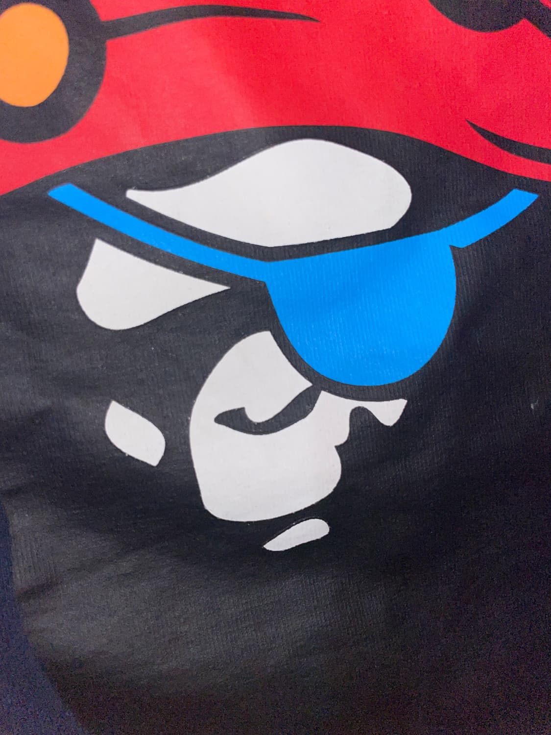 베이프 파일럿 컬렉션 해적 마일로 티셔츠 XL  상품이미지3