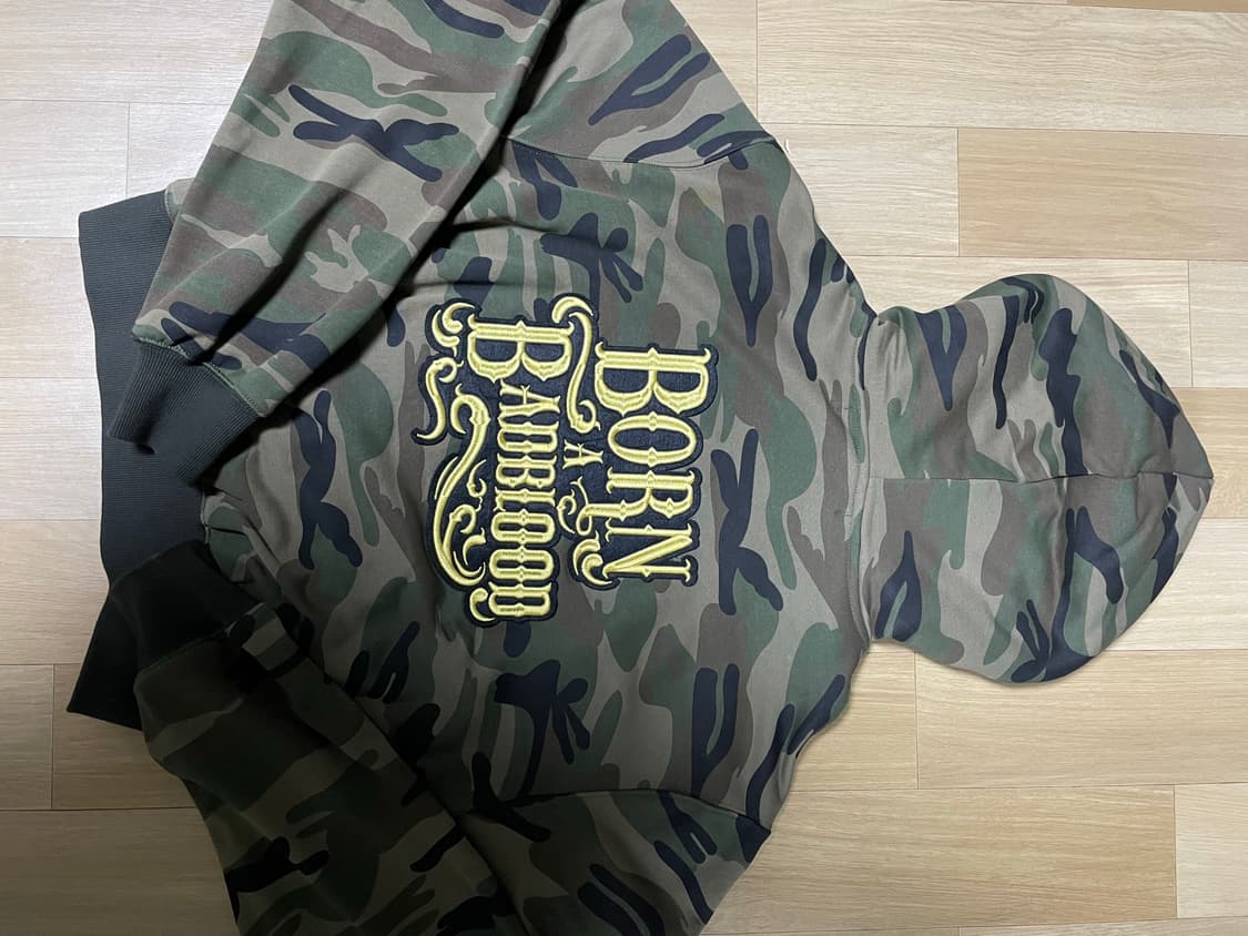 배드블러드 카모 후드 집업 - 밀리터리 상품이미지5