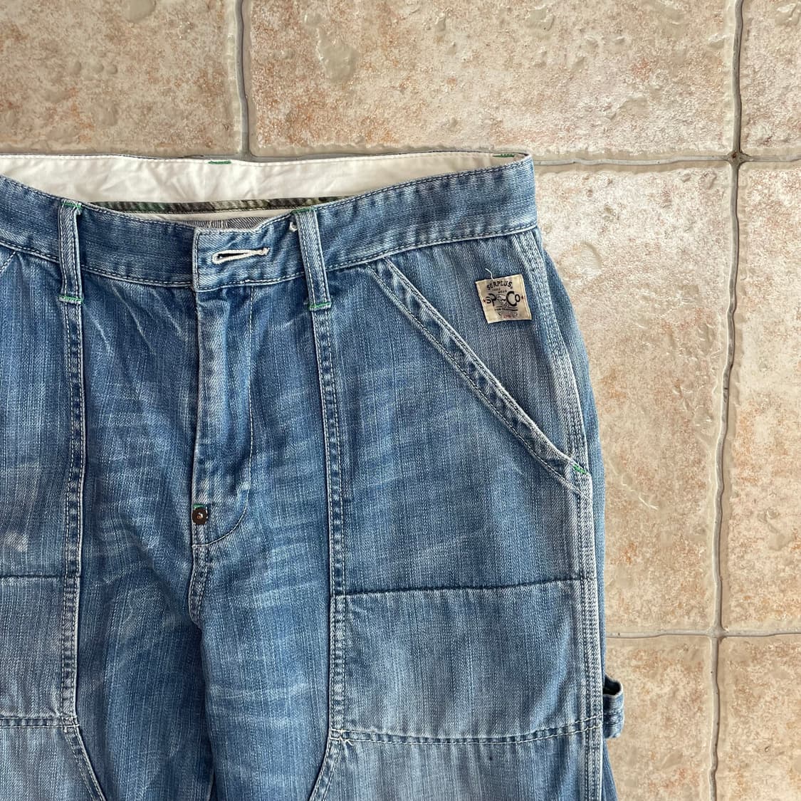[32] SURPLUS double knee denim pants 상품이미지2