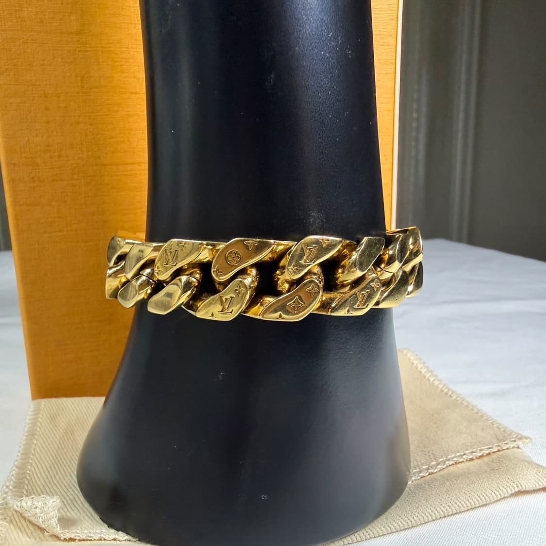 루이비통 체인 링크 브레이슬릿 골드 팔찌 M00305 상품이미지8