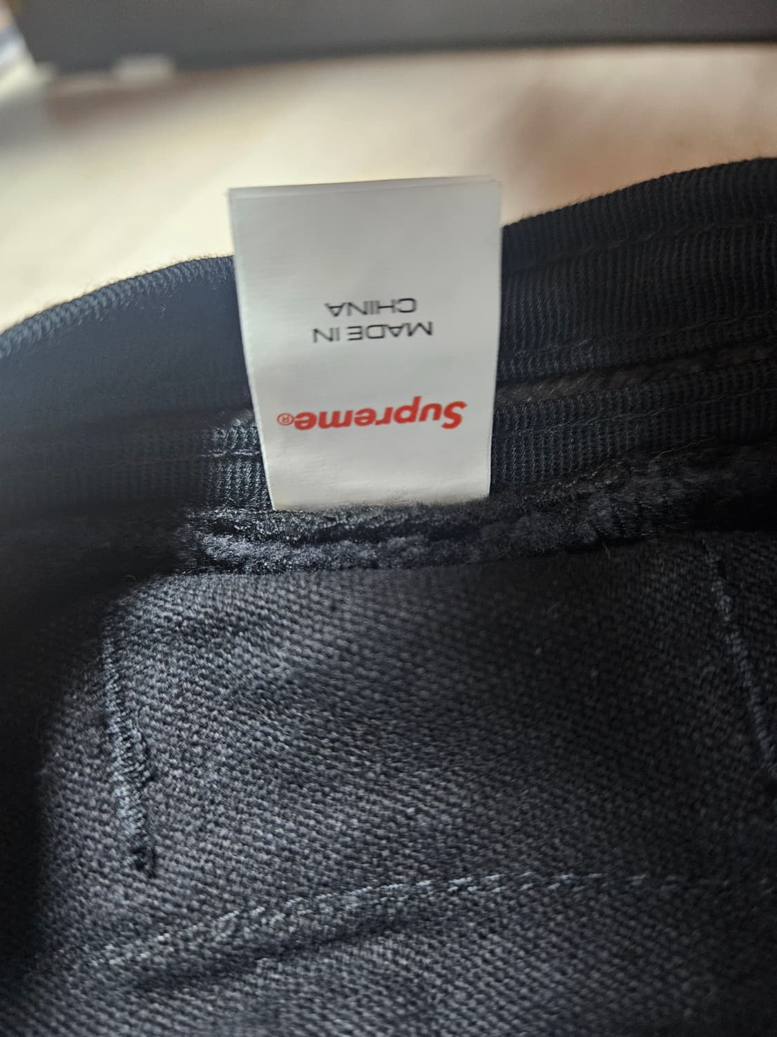 슈프림 워시드 캔버스 부니 블랙 - 24SS 상품이미지8