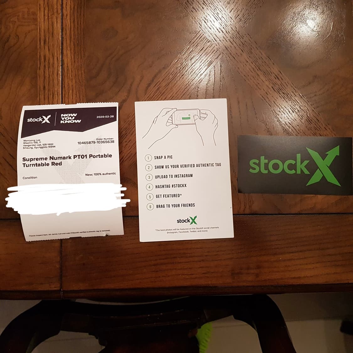Supreme Numark pt01 턴테이블 상품이미지2