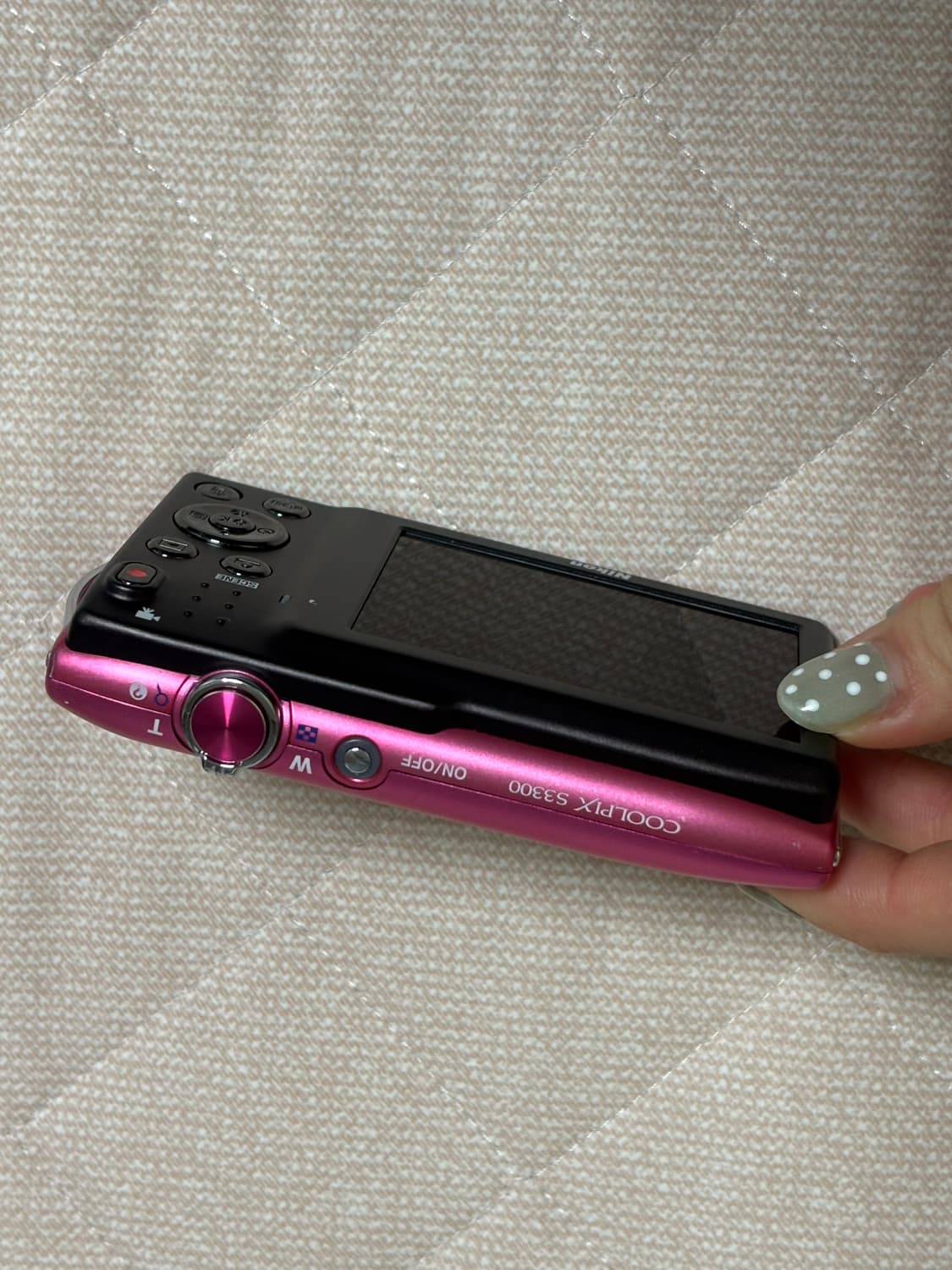 니콘 쿨픽스 s3300 핑크 색상 사나디카 상품이미지3