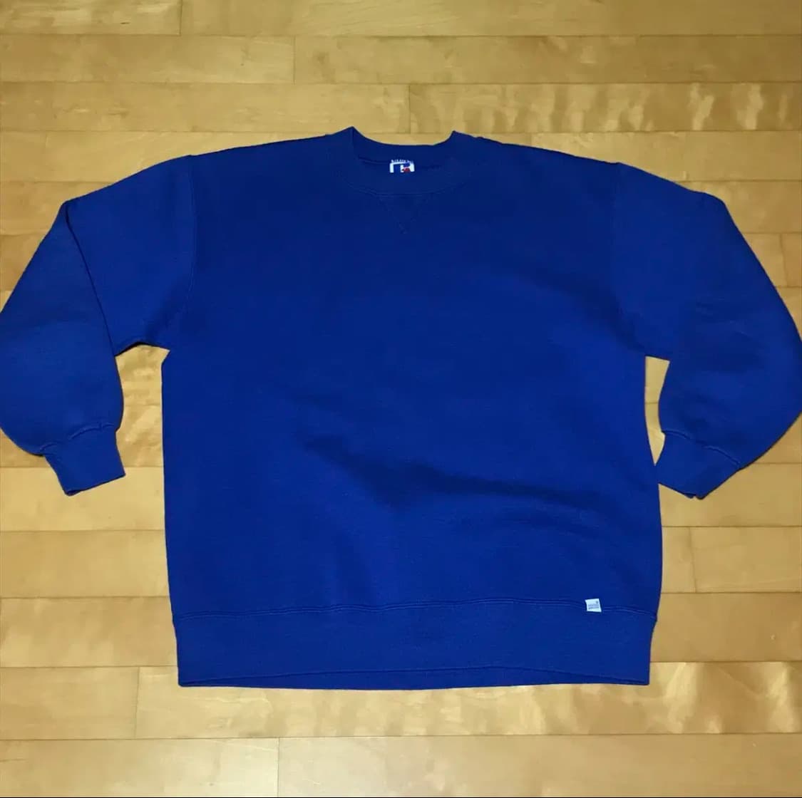러셀 스웻셔츠 맨투맨 블루 made in usa 상품이미지2
