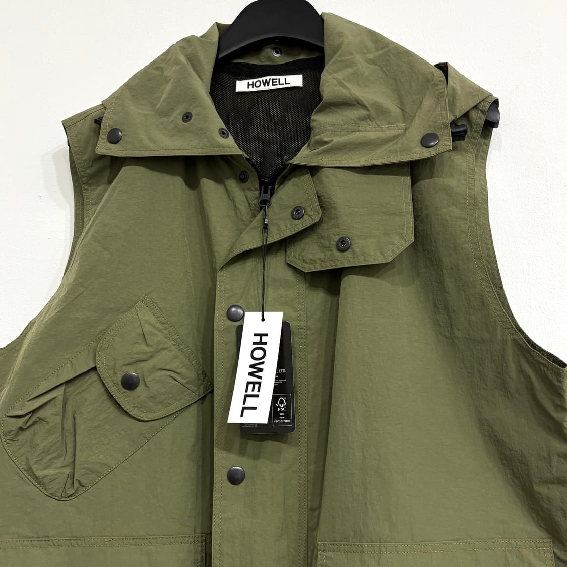 [새상품] 포켓 후드 베스트 자켓 상품이미지2