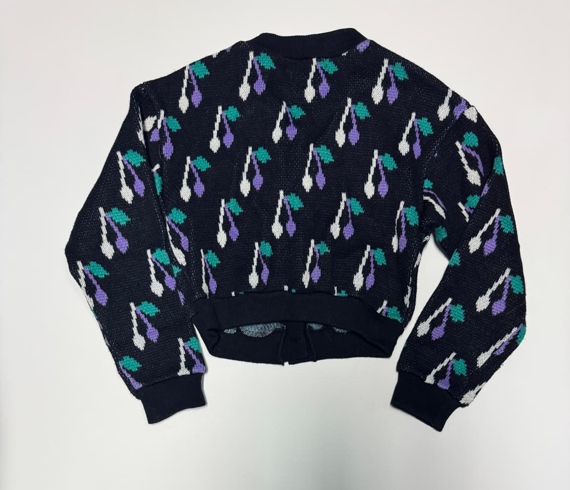 여성 크랭크 CRANK 체리 크롭 가디건 상품이미지2