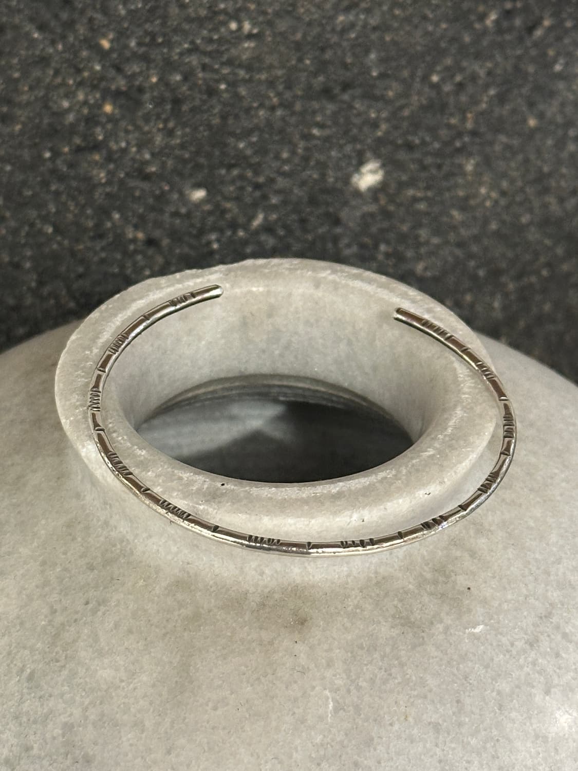 Rhythm Line 925Silver Bangle 상품이미지5