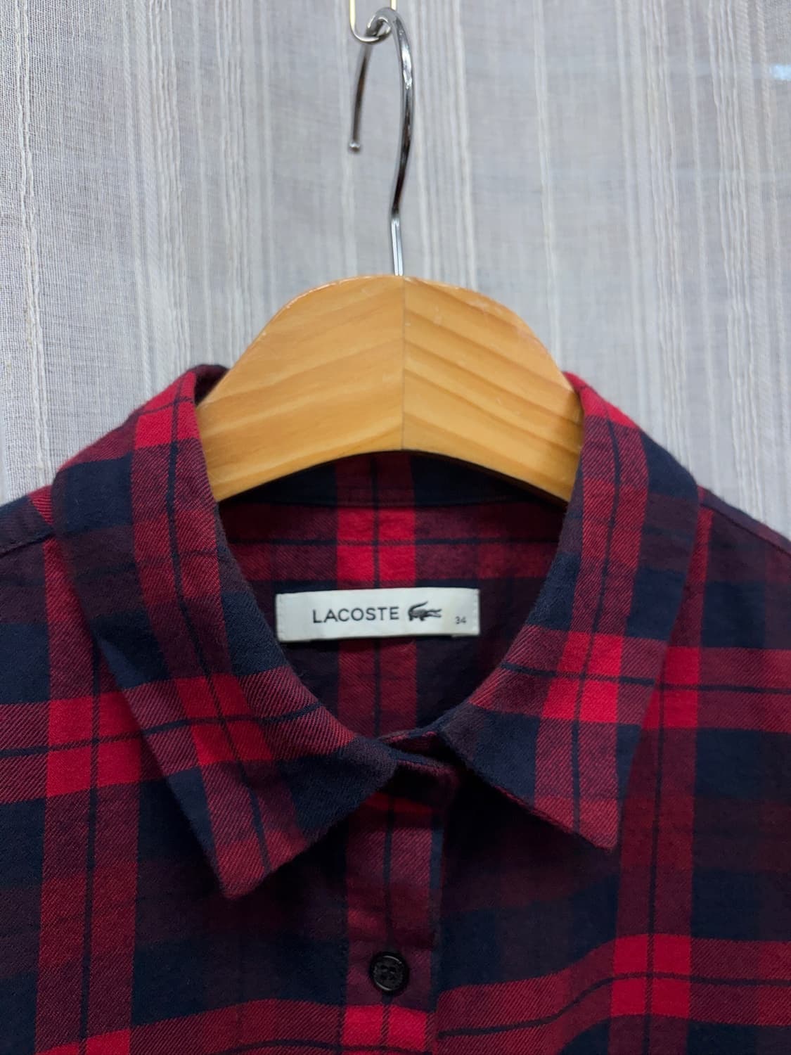 라코스테 타탄체크 셔츠  상품이미지3