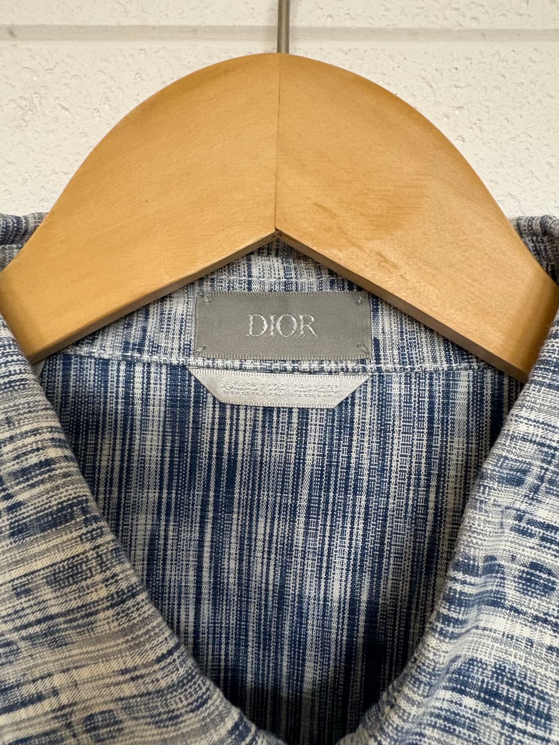 디올 오블리크 카스리 데님 셔츠 상품이미지4