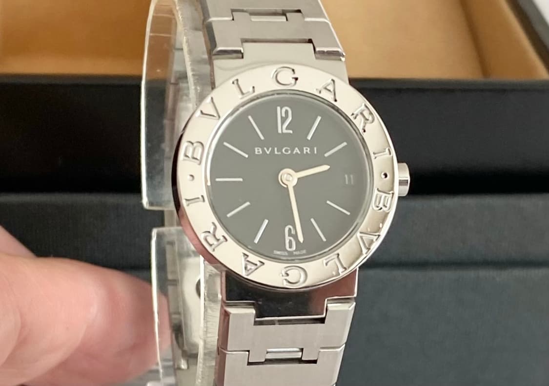 불가리 BB23 여성용 23mm 스몰 사이즈 쿼츠 스틸 상품이미지1