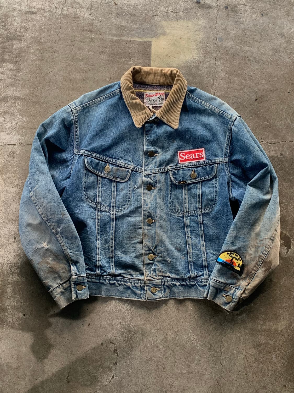 70s Lee Riders 스톰라이더 101-LJ 데님 트러커 자켓 상품이미지1