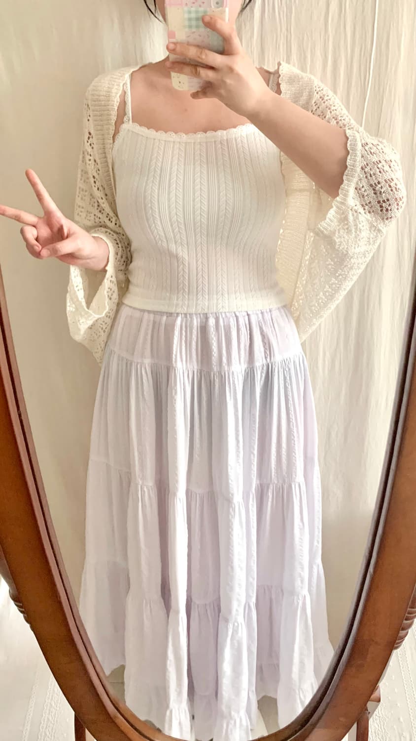 sorridere 아이보리 글리터 니트 볼레로 상품이미지3