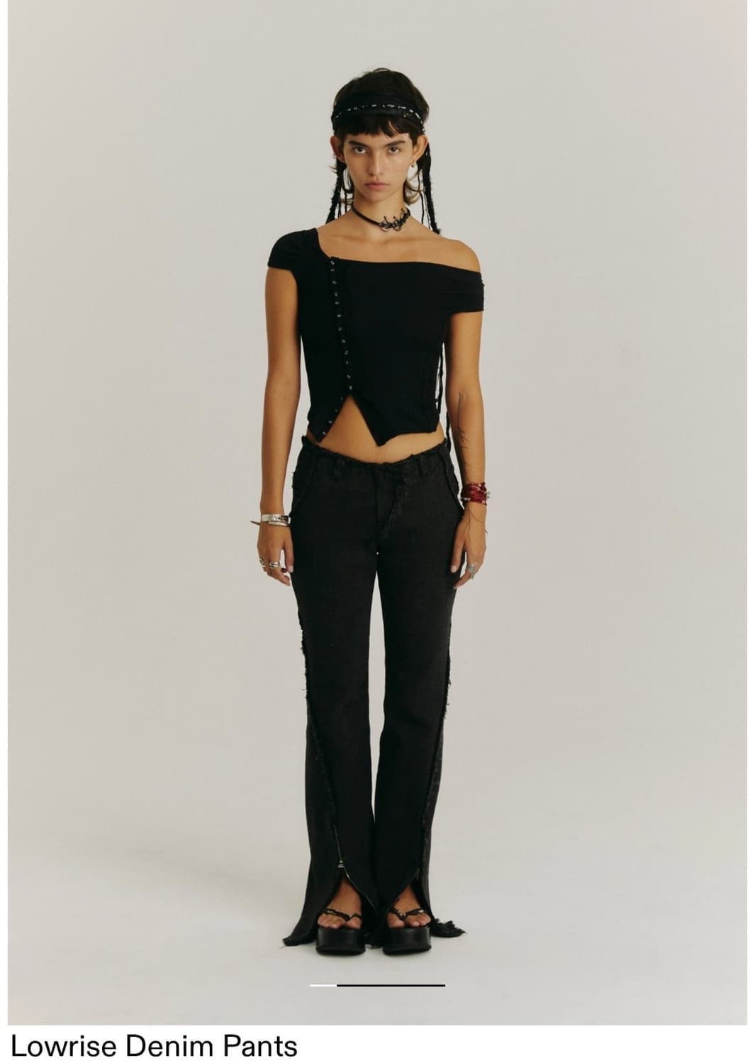 교환 1 --> 3)) 혜인서 로우라이즈 팬츠 상품이미지1