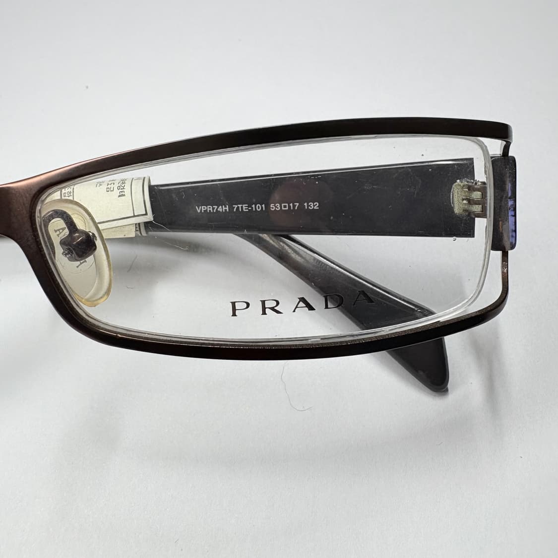 빈티지 프라다 안경[프라다(PRADA) 샤프 와이드 템플 안경] 상품이미지2