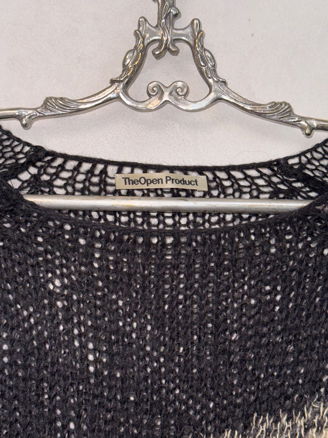 The Open Product Abstract Print Knit Top 상품이미지4