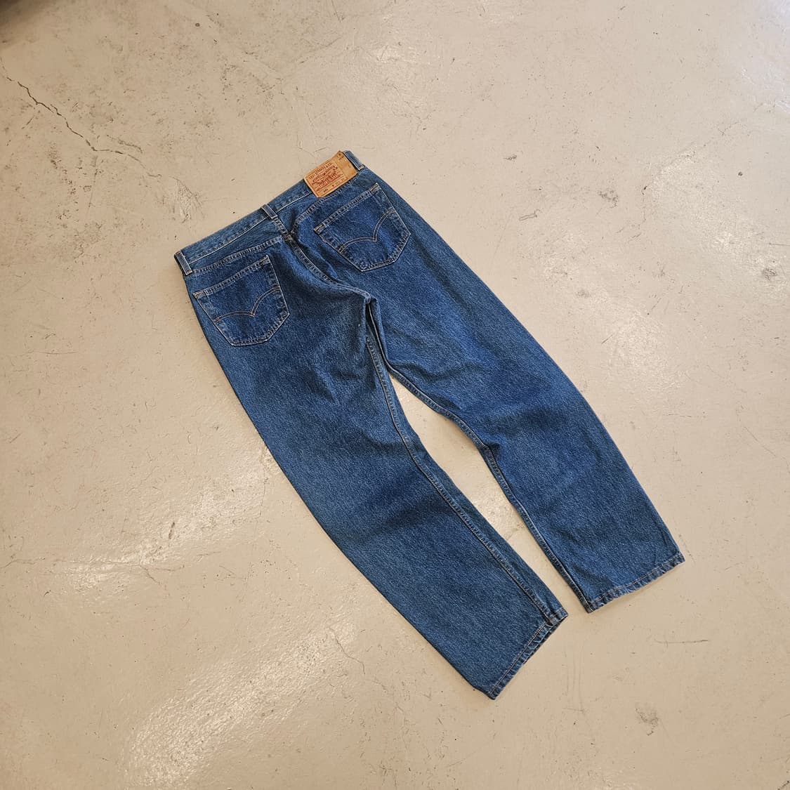 90's levi's 501 빈티지 리바이스 중청 데님 청바지 33~34 상품이미지4
