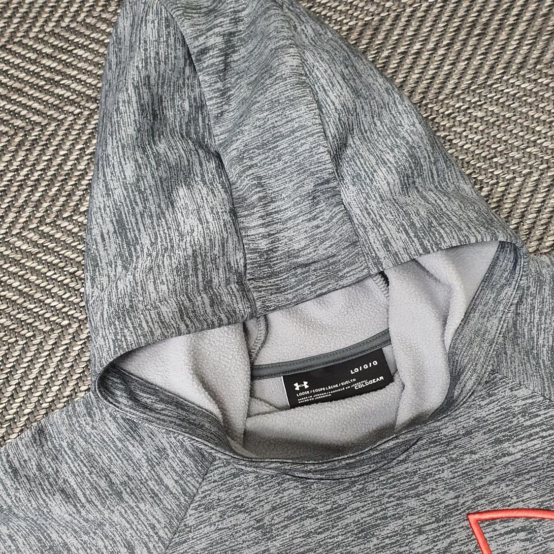 언더아머 간절기 기모 후드티 남자105 상품이미지2