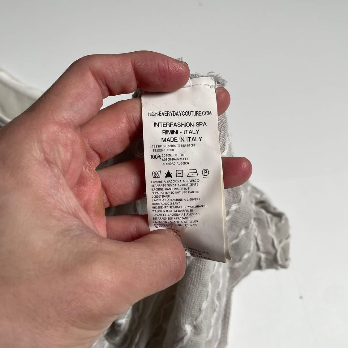 High use 도트 크롭 슬리브 탑 (italy)   상품이미지8