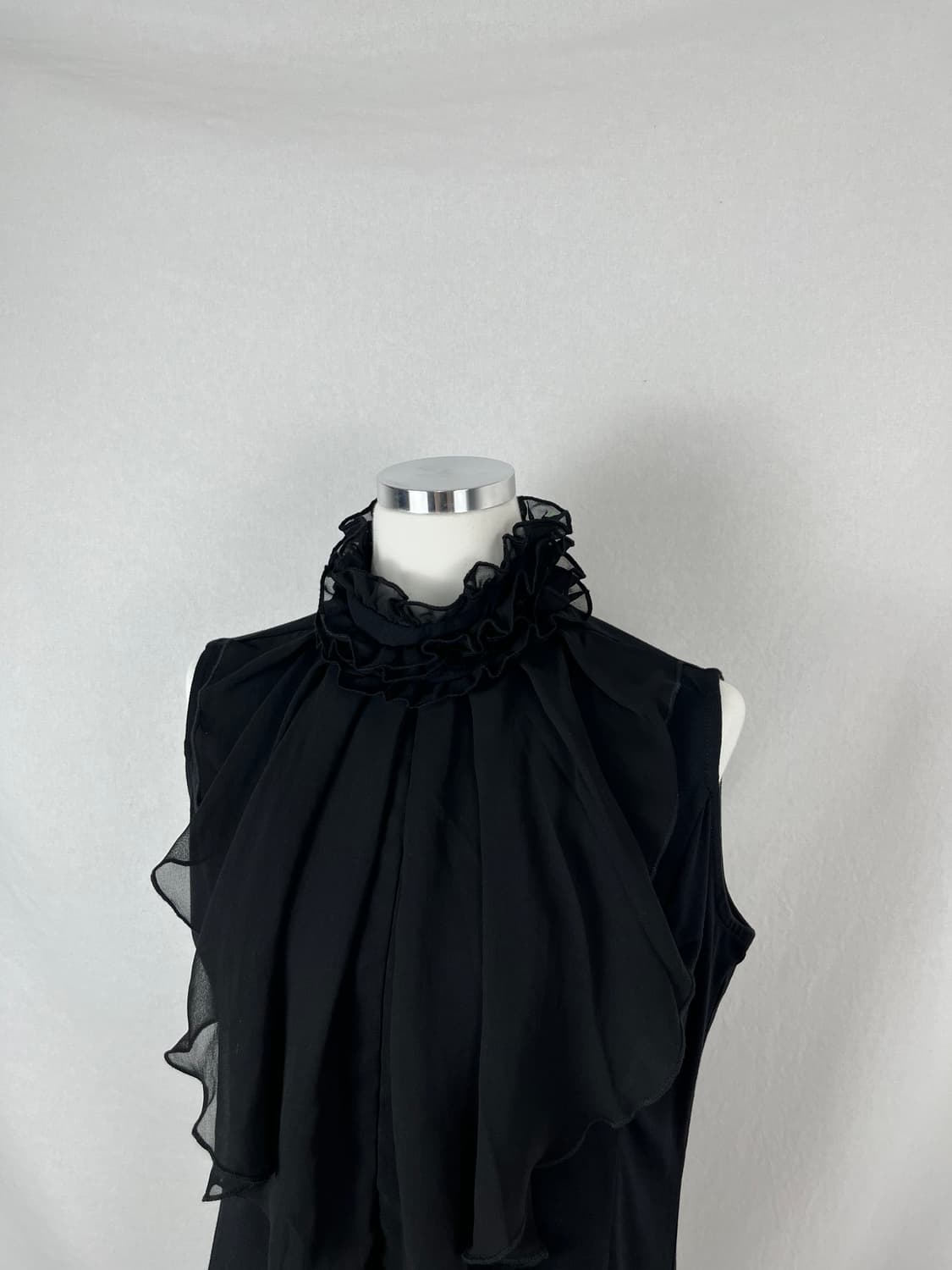 Vintage 넥 셔링 슬리브리스  상품이미지2