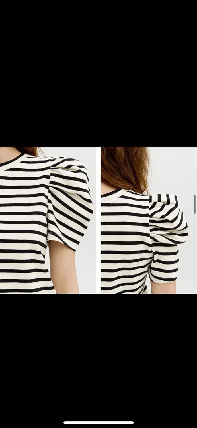 앤유ANAHEIM Puffed detail shoulder T-shirt 상품이미지4